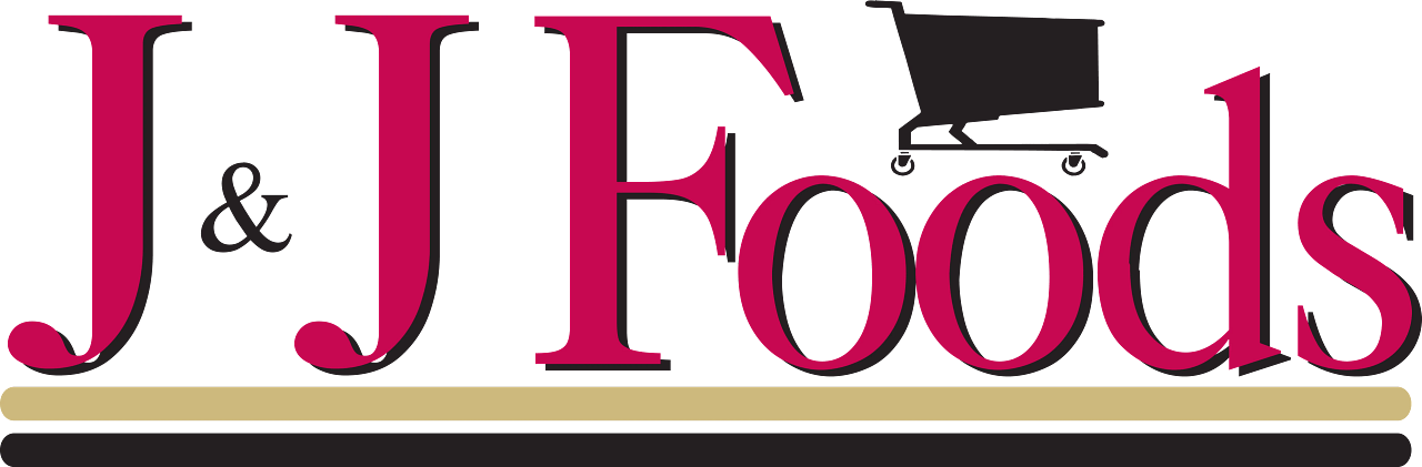 A theme logo of J&J Foods